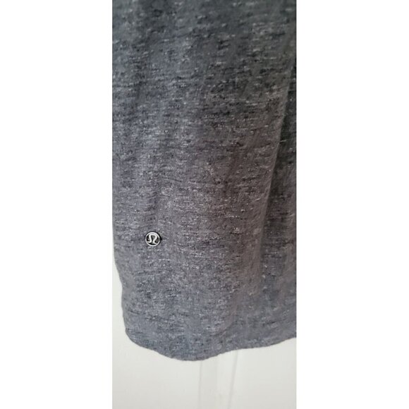 Lululemon That's A Wrap Sweater Jacket Heathered Grey Snow Slub Coal Size 6 - Picture 5 of 6